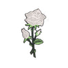 PC2447 - White Rose Flower (Iron On)