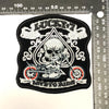 PC4189 - Lucky 7 Biker Skull Live To Ride (Iron On)
