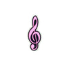 PC2686 - Pink Stone Music Note (Iron On)