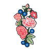 PC2737 - Beatiful Red Blue Flower Bunch (Iron On)