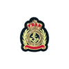 PC2649 - Golden Anchor Shield Badge (Iron On)