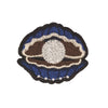 PC2341 - Pearl with Blue Shell (Iron on)