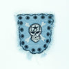 PC2723 - Denim Skull Badge (Sew On)