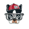 PC2834 - BLG Dog Head with Glasses L (Sew On)