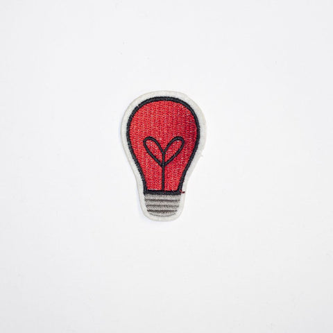 PC2067B - Red Bulb (Iron On)