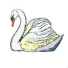 PC2768 - White Swan Bird XL (Iron On)