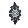 PC2871 - Black Transparent Decorative (Sew On)