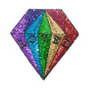 PC2802 - Sequin Colourful Diamond Loved XXL (Iron On)
