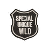 PC2268 - Special Unique wild Badge Black (Iron on)
