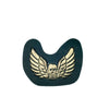 PC2632 - Golden Skull Wings PVC Leather (Sew On)