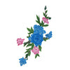 PC2859 - Blue Flower (Sew On)