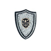 PC2888 - Spade Stone Shield Badge (Iron On)