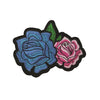 PC3116 - Double Rose Pink Blue L (Iron On)