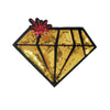 PC2799 - Golden Diamond Flower L (Sew On)
