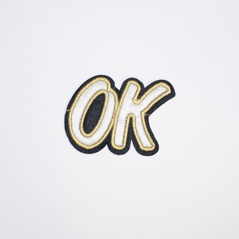 PC2137 - OK Text Effect (Iron On)