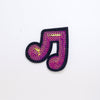 PC2256 - Sequin Pink Music Notes (Iron On)