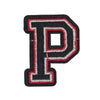 PC2413 - Black Red P Letter (Iron On)