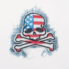PC2482 - Denim USA Skull (Sew On)