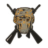 PC3126 - Gun Helmet Skull XL (Iron On)