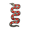 PC2155H - Red Stripes Snake Animal XL (Iron On)