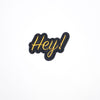 PC2143 - Hey Text Effect! (Iron On)