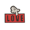 PC2269 - Red Love with Finger (iron on)
