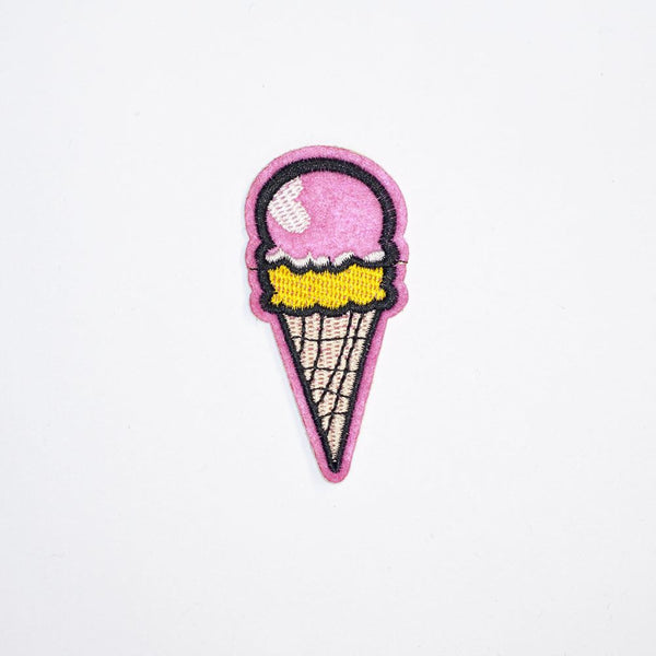 PC2055 - Pink Waffle Ice Cream (Iron On)