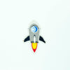 PC2657 - Black Small Rocket (Iron On)