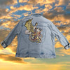 PC3472 - Gold Eagle Silver Dragon Fight Flight XXL (Iron On)