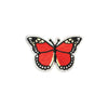 PC2418J - White Red Dots Butterfly (Iron On)