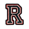 PC2926 - Black and Red Letter R (Iron On)