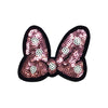 PC2939 - Sequin Pink Bow (Iron On)