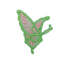 PC2948 - Neon Green Pink Side Butterfly (Iron On)