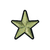 PC2953 - Gold Black Star (Iron On)