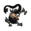 PC2977 - Velvet Black Gold Dragon XL (Iron On)