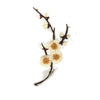 PC3027 - Light Brown cherry blossom Branch Flower (Iron on)