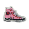 PC3038 - Pink Studded Converse Shoe (Iron On)