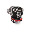PC3159 - Black Labrador Dog (Iron on)