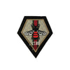 PC3210C - Diamond Bee Flag (Iron On)
