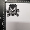 PC3648B - Black Pirate Skull S (Iron On)