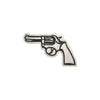 PC3754B - Grey Revolver Gun (Iron On)