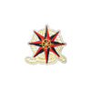 PC3780 - Red Star Sailor Ship Wheel (Iron On)