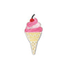 PC3807 - Pink Swirl Ice Cream Cherry Ontop (Iron On)