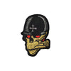 PC3863 - Glitter Smoking Skull (Sew On)