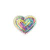 PC3887 - Rainbow Sequin Heart (Iron On)