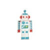 PC3911C - Mini White Robot (Iron On)