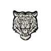 PC3953 - White Black Roaring Tiger (Iron On)