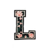 PC3989L - Flowery Alphabet Letter L (Iron On)