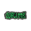 PC4029 - Green Sublime Graffiti Text (Iron On)
