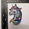 PC4181 - Silver Sequin Rainbow Hair Unicorn (Iron On)